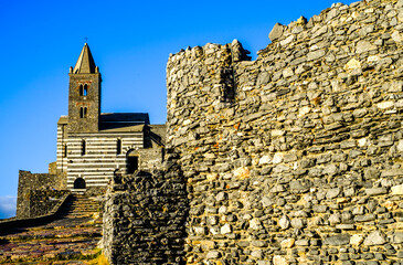 Sticker - famous old town of Porto Venere in Italy