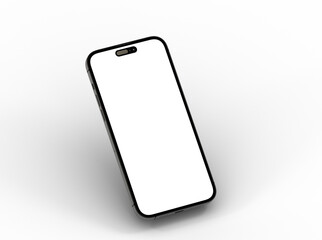 Poster - smartphone  With Blank Screen in 3d