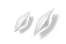 Paper Ship Origami Isolated On A Transparent Background, PNG. High Resolution.
