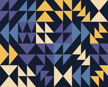 Abstract arrows retro seamless pattern. geometric background texture