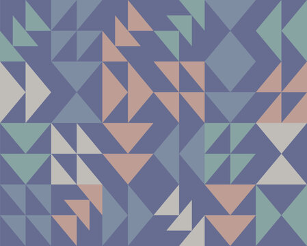 Abstract arrows retro seamless pattern. geometric background texture