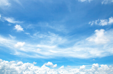 Wall Mural - the vast blue sky and clouds sky