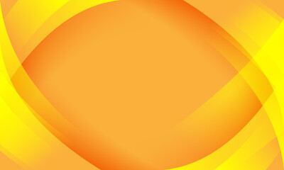 Poster - creativity glowing yellow abstract display curve abstraction background orange vibrant color banner