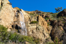 Views Of The Southern California Landscape During The Escondido Falls Hike In Malibu California After A Heavy Rainfall.