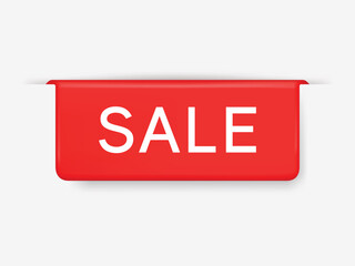 Wall Mural - sale tag and banner vector. sale price label decoration for website. 3d vector render.