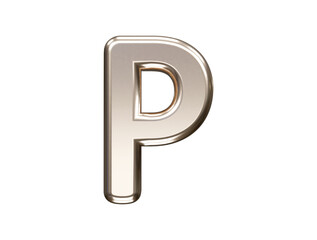Poster - Alphabet text effect vector element transparent 
