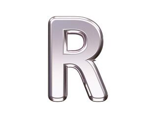 Poster - Alphabet text effect vector element transparent 