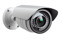 CCTV Security Camera Isolated Transparent Background