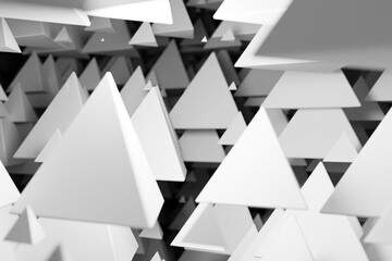 Wall Mural - black and white abstract background
