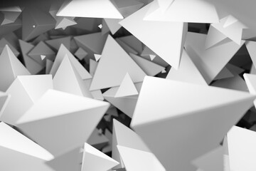 Wall Mural - abstract background with triangles