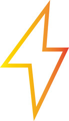 Wall Mural - A vector pattern icon representing battery, electricity, lightning