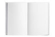 © Yeti Studio - Open book with blank pages, cut out