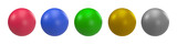Set of Spheres Transparent PNG