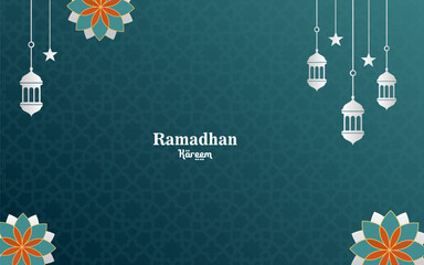Wall Mural - Vector Islamic Ramadan Kareem background
