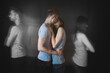 © ADDICTIVE STOCK - Couple kissing and quarreling