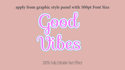 Poster - Nostalgia - fully editable effect, Apply from graphics style panel with 350 to 500pt font size.