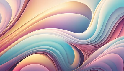 Wall Mural - psychic waves background, AI generative illustration