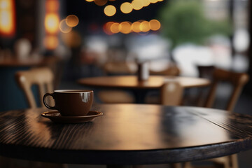 Enhance your lifestyle with a refreshing drink in a modern coffee shop. This montage showcases a variety of drinks and perspectives, from the defocused bar and customer interactions to the bokeh light