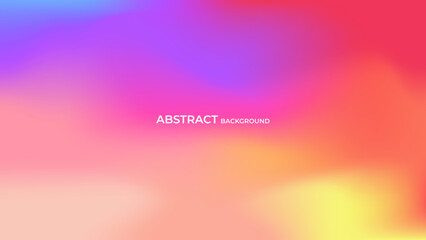 Colorful Gradient Vector Background. Optimistic colors abstract background.