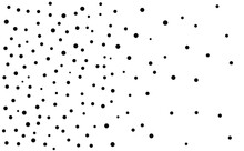Chaotic Circle Dots Points Random Shape Size Background 