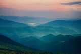 Fototapeta Góry - Amazing mountain sunrise