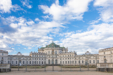 Sticker - Turin, Italy - Stupinigi Royal Palace. Luxury old baroque exterior