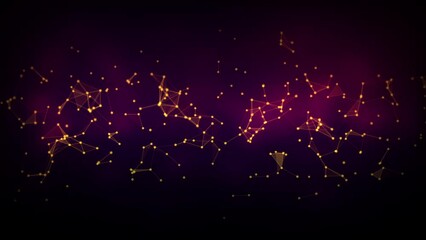 Lines And Dots Plexus Background Video Animation