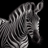 Fototapeta Konie - zebra close up