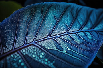 Blue leaf Close up texture, leaf, texture, nature, plant, pattern, autumn, green, macro, leaves, close-up, color, tree, vein, wallpaper, closeup, design, foliage, art, fall, natural, veins, abstract, 