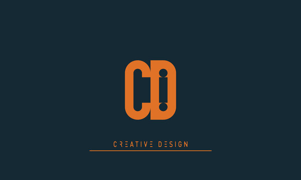 Alphabet letters Initials Monogram logo CD , DC