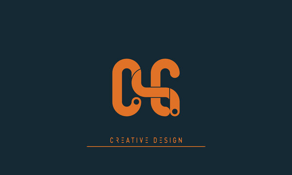Alphabet letters Initials Monogram logo CE , EC