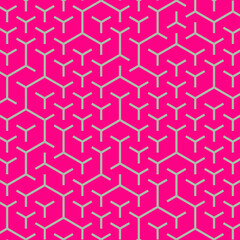  Hexagonal Maze pattern abstract illustration