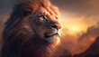 Lion symbolizing majesty and authority