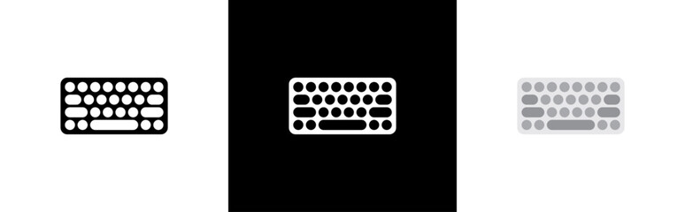 Poster - keyboard icon. keypad symbol signs, vector illustration