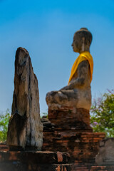 Wall Mural - Wat Worachettharam ,Ayutthaya Province. Beautiful ancient sites in Thailand.