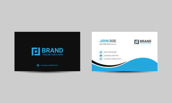 Creative Corporate Business Card template design for business