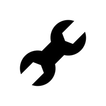 Wrench Glyph Icon
