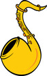 Saxophone at the drawing
