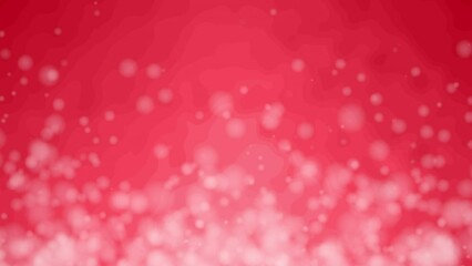 Wall Mural - water bubbles well up from below on a red gradation background. loopable 4k background at 60fps.