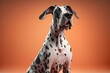 Cute great dane dog character. Generative AI