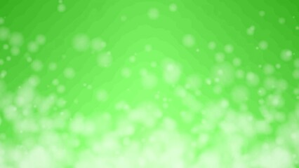 Wall Mural - water bubbles well up continuously from below on a light green background. loopable 4k background at