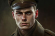 © patrick - Portrait of Russian soldier, generative ai