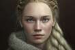 © patrick - Beautiful blond woman portrait, generative ai