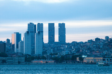 Wall Mural - Cityscape of Istanbul at dusk