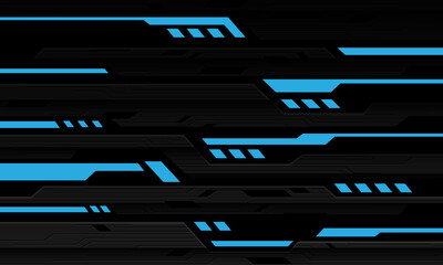 Poster - Abstract circuit pattern grey shadow blue light power design modern technology futuristic background vector