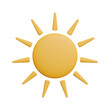 © Optima GFX - Sun 3D icons solated on transparent background.