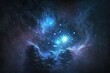 Background texture of stars in outer space. Generative AI