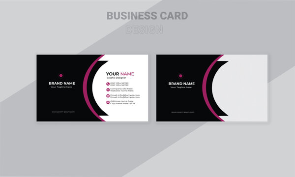 modern business card template. clean professional business card template, visiting card, business ca