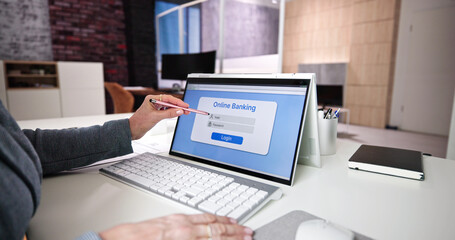 Poster - Electronic Bank Balance Statement And Transfer