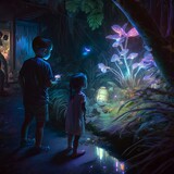 Magiczny ogród. Generative AI.